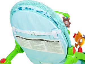 MalPlay LeŻaczek bujaczek fotelik 3w1 Lew 0-18kg Wibracja 12