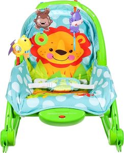 MalPlay LeŻaczek bujaczek fotelik 3w1 Lew 0-18kg Wibracja 13