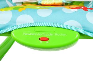 MalPlay LeŻaczek bujaczek fotelik 3w1 Lew 0-18kg Wibracja 15