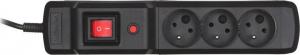 Listwa zasilająca Activejet Combo przeciwprzepięciowa 3 gniazd 1.5 m czarna 3