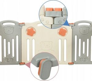 Costway Kojec modułowy dla dzieci z pozytywką 7