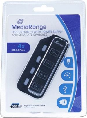 HUB USB MediaRange 4x USB-A 3.0 (MRCS505) 2