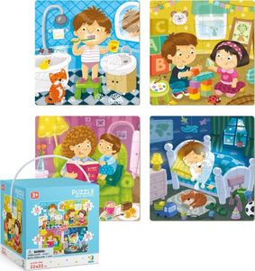 Dodo Puzzle 4w1 Mój dzień 2