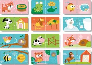 Dodo Puzzle 12x2 Gdzie żyją zwierzęta? 2