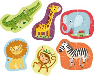 Dodo Puzzle 2-3-4 Zwierzęta 2