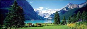 Eurographics Puzzle 1000 Kanada, Góry Rockies Widok na jezioro 1
