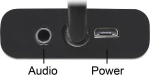 Adapter AV Delock DisplayPort - D-Sub (VGA) + Jack 3.5mm czarny (65439) 2