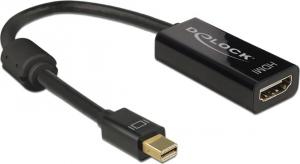 Adapter AV Delock DisplayPort Mini - HDMI czarny (62613) 1