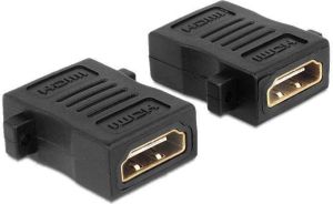 Adapter AV Delock HDMI - HDMI czarny (65509) 1