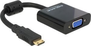 Adapter AV Delock HDMI Mini  - D-Sub (VGA) czarny (65514) 1