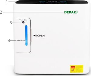 DEDAKJ Przenośny koncentrator tlenu DE-1S DEDAKJ 1-8 L/min uniw 9