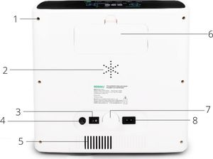 DEDAKJ Przenośny koncentrator tlenu DE-1S DEDAKJ 1-8 L/min uniw 10