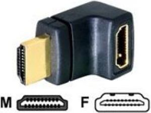 Adapter AV Delock HDMI - HDMI czarny (65072) 2