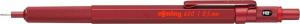 Rotring ołówek automatyczny 600 HB 0.5 mm metallic red 1