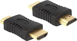 Adapter AV Delock HDMI - HDMI czarny (65508) 1