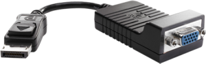Adapter AV HP DisplayPort - D-Sub (VGA) czarny (F7W97AA) 1