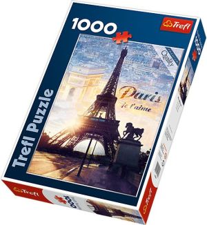 Trefl Puzzle 1000 elementów Paryż o świcie (10394) 1