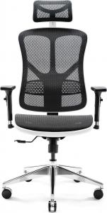 Krzesło biurowe Diablo Chairs V-Basic Biało-czarne 2