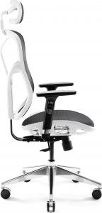 Krzesło biurowe Diablo Chairs V-Basic Biało-czarne 3