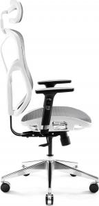 Krzesło biurowe Diablo Chairs V-Basic Biało-szare 3