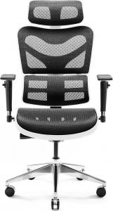 Krzesło biurowe Diablo Chairs V-Commander Biało-czarne 2