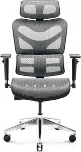 Krzesło biurowe Diablo Chairs V-Commander Czarno-szare 2