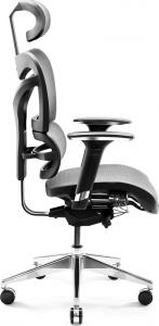 Krzesło biurowe Diablo Chairs V-Commander Czarno-szare 3