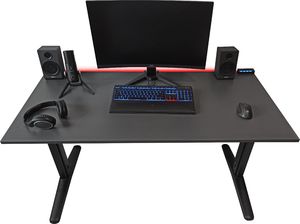 Biurko Zdesk PC-STLB-LH Szare 138 cmx68 cm 4