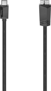 Kabel USB Hama USB-C - micro-B 0.75 m Czarny (002006550000) 2