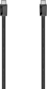 Kabel USB Hama USB-C - USB-C 0.75 m Czarny (002006480000) 2