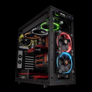 Wentylator Thermaltake Riing 12 LED RGB 3-pack + Hub (CL-F042-PL12SW-B) 10