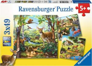 Ravensburger RAVEN. 3X49 EL. Zwierzęta - 092659 2