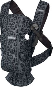 BabyBjorn BABYBJÖRN - Bouncer Bliss MESH - Anthracite/Leopard + MINI 3D Mesh – nosidełko, Anthracite/Leopard 7
