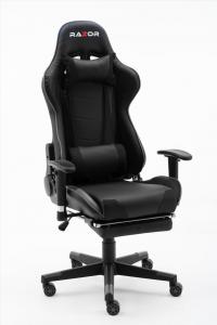 Fotel Razor Pro Gamer Black z podnóżkiem (KF-G881-CZ-P) 1