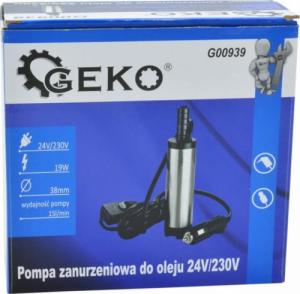 Geko POMPA ZANURZENIOWA DO OLEJU 24V/230V 38MM (40) G00939 GEKO 6