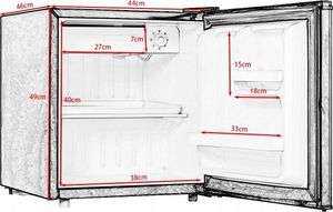 Lodówka Costway EP22772-BK 6
