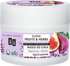 AA AA_Super Fruits Herbs masło do ciała Figa i Lawenda 200ml 1