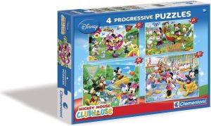Clementoni Puzzle 20+60+100+180 - Klub Myszki Miki (07704) 1