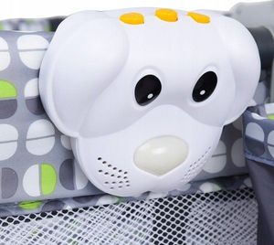 Costway Łóżeczko turystyczne kojec dla dzieci z przewijakiem 5