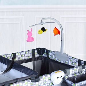 Costway Łóżeczko turystyczne kojec dla dzieci z przewijakiem 9