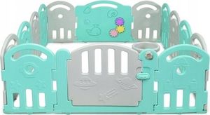Costway Modułowy kojec dla dzieci z bramką bezpieczeństwa 3