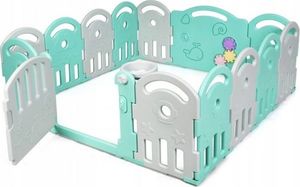 Costway Modułowy kojec dla dzieci z bramką bezpieczeństwa 5
