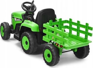 Costway Traktor elektryczny z przyczepką dla dzieci 2