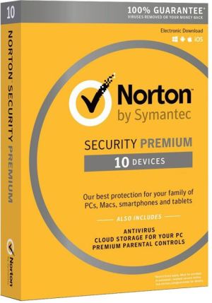 Norton Security Premium 3.0 PL 1 Użytkownik 10 Urządzeń 1 Rok ESD (21358346) 1