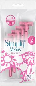 Gillette GILLETTE_Simply Venus 2 Basic jednorazowe maszynki do golenia dla kobiet 5szt 1