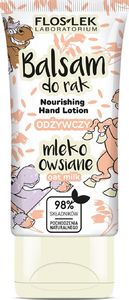 FLOSLEK Balsam do rąk odżywczy Mleko Owsiane 40 ml 1