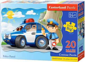 Castorland CASTOR 20 EL. MAXI Patrol policyjny - 02252 1