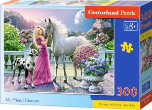 Castorland Puzzle Mój Przyjaciel Jednorożec 300 elementów (030088) 1
