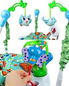 MalPlay Skoczek Interaktywny Jumper Edukacyjny Obrotowy Trampolina 7