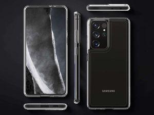 Spigen ETUI SPIGEN ULTRA HYBRID GALAXY S21 ULTRA CRYSTAL CLEAR uniwersalny 6